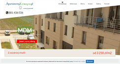 Desktop Screenshot of apartamentykoniczyna.pl